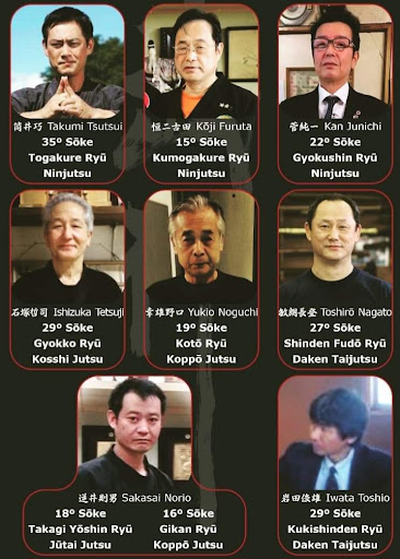 soke-bujinkan Les maîtres